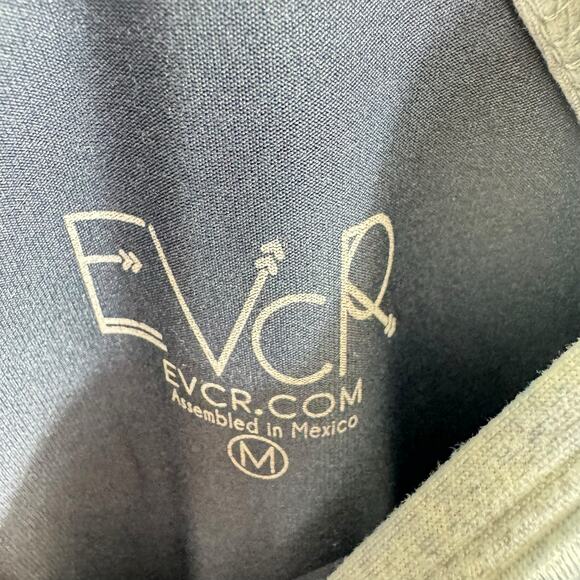 EVCR Blue Kelly Tie Dye Marbled Racerback Athletic Bodysuit Mini Dress Size M - Picture 5 of 7